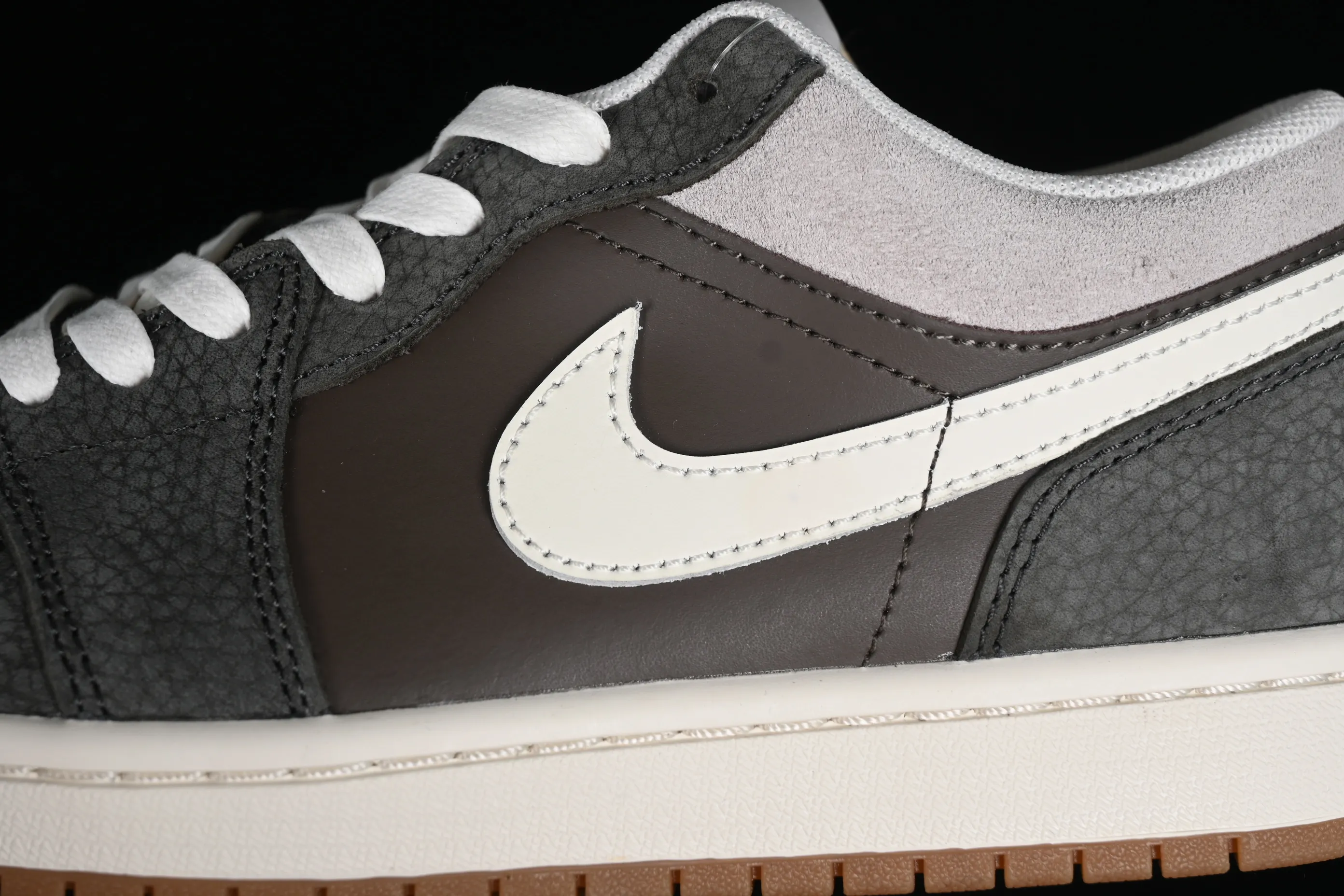All categories Air Jordan Jordan series basketball shoes Air Jordan 1 Low G version pure original Air Jordan 1 Low "Snkrs Day" AJ1 Joe 1 Magpie gray toe low-top cultural casual sneakers FD0399-004